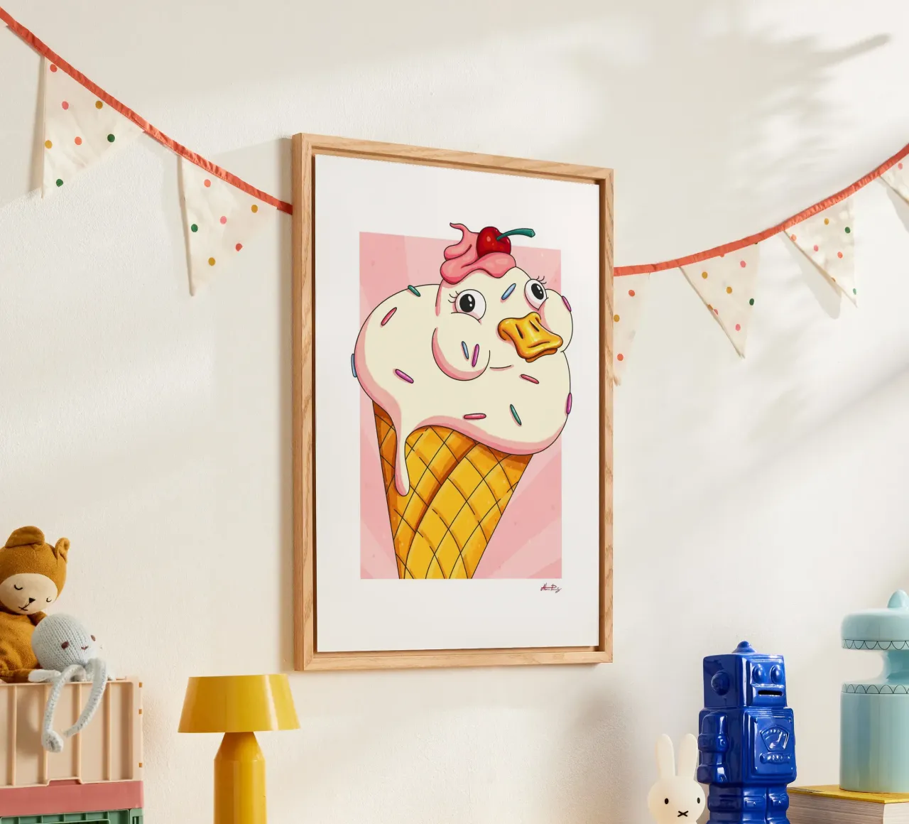 Waffle Duck plexiglass da Nanna Paavig