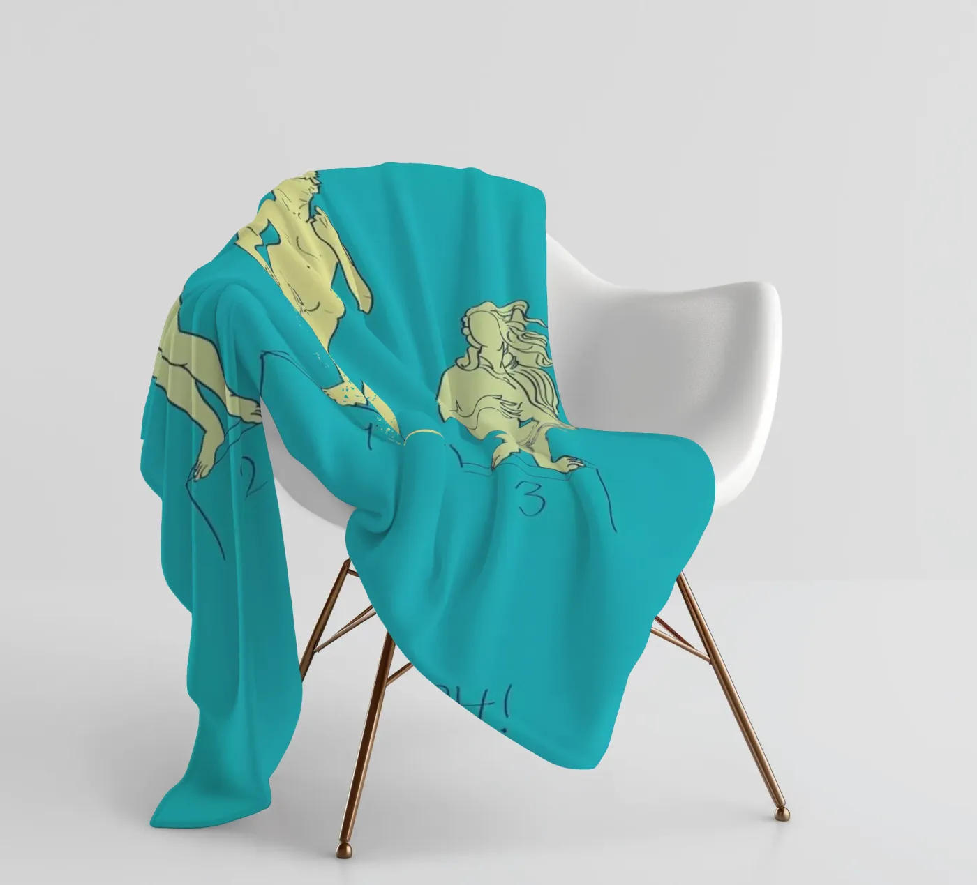 Empört Euch! fleecedeken van Andreas Wundersee