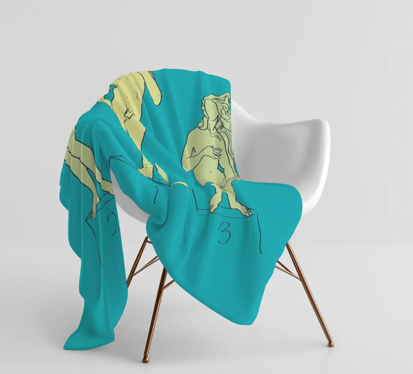 Empört Euch! fleecedeken van Andreas Wundersee