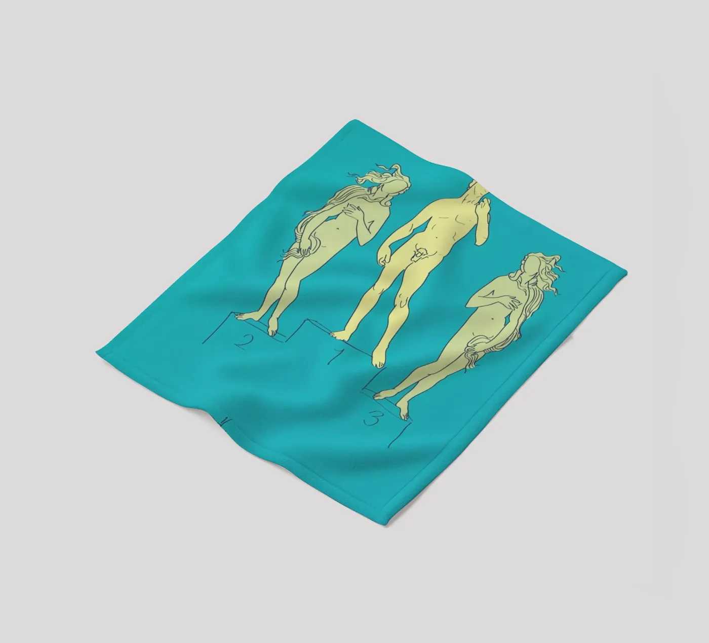 Empört Euch! fleecedeken van Andreas Wundersee