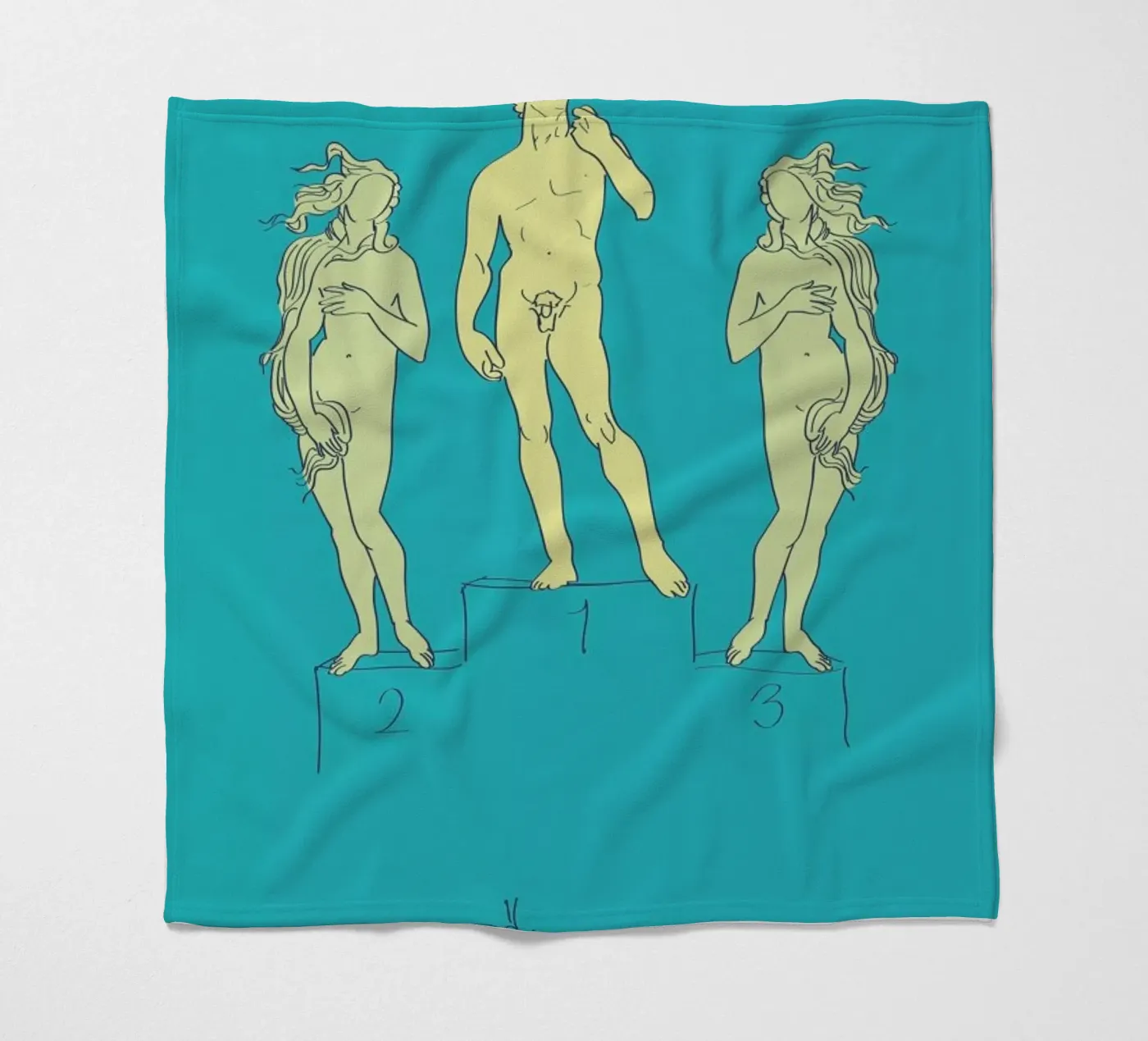 Empört Euch! fleecedeken van Andreas Wundersee