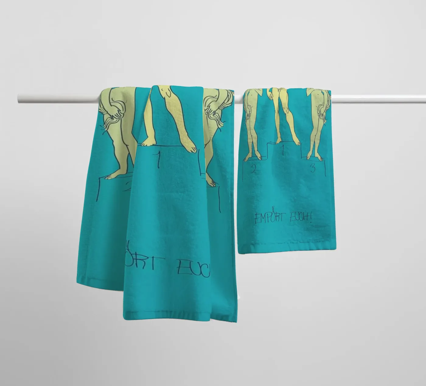 Empört Euch! towel by Andreas Wundersee