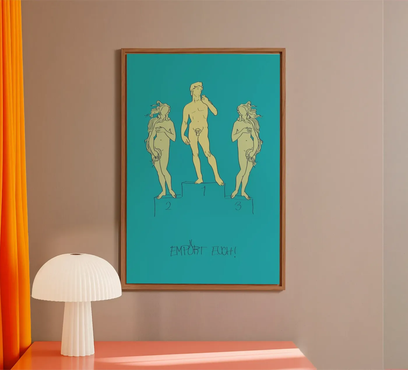 Empört Euch! forex plate by Andreas Wundersee