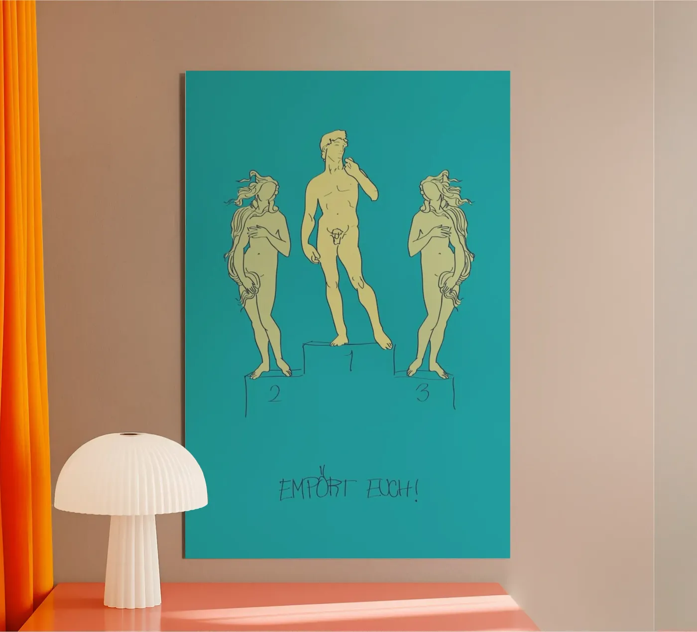 Empört Euch! forex plate by Andreas Wundersee