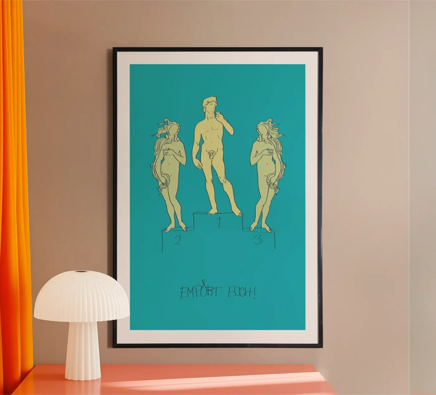 Empört Euch! Poster von Andreas Wundersee
