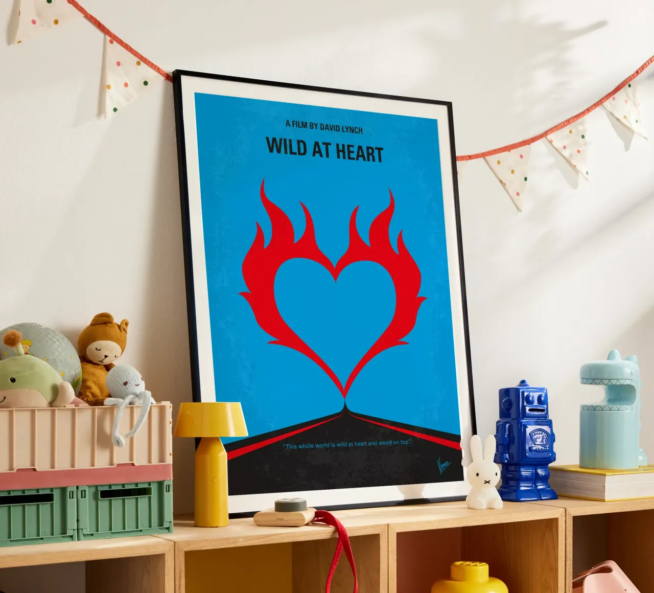 No337 My WILD AT HEART minimal movie poster poster da Chungkong