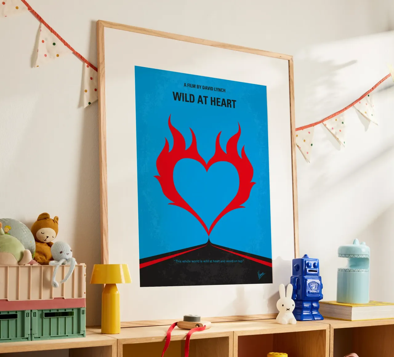 No337 My WILD AT HEART minimal movie poster poster da Chungkong