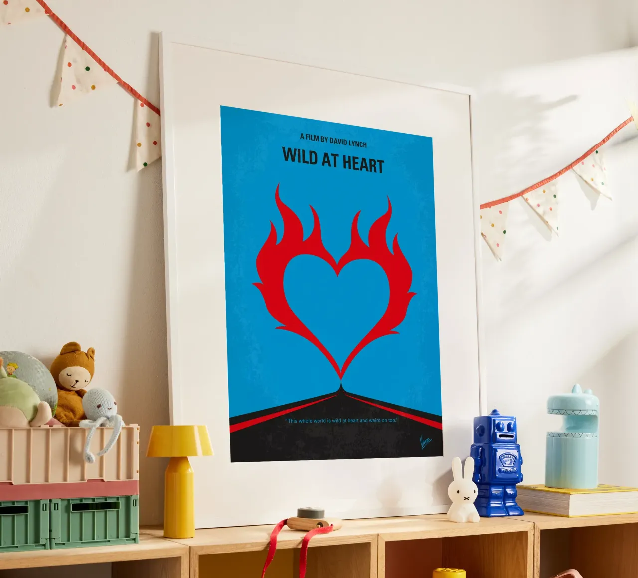 No337 My WILD AT HEART minimal movie poster poster da Chungkong