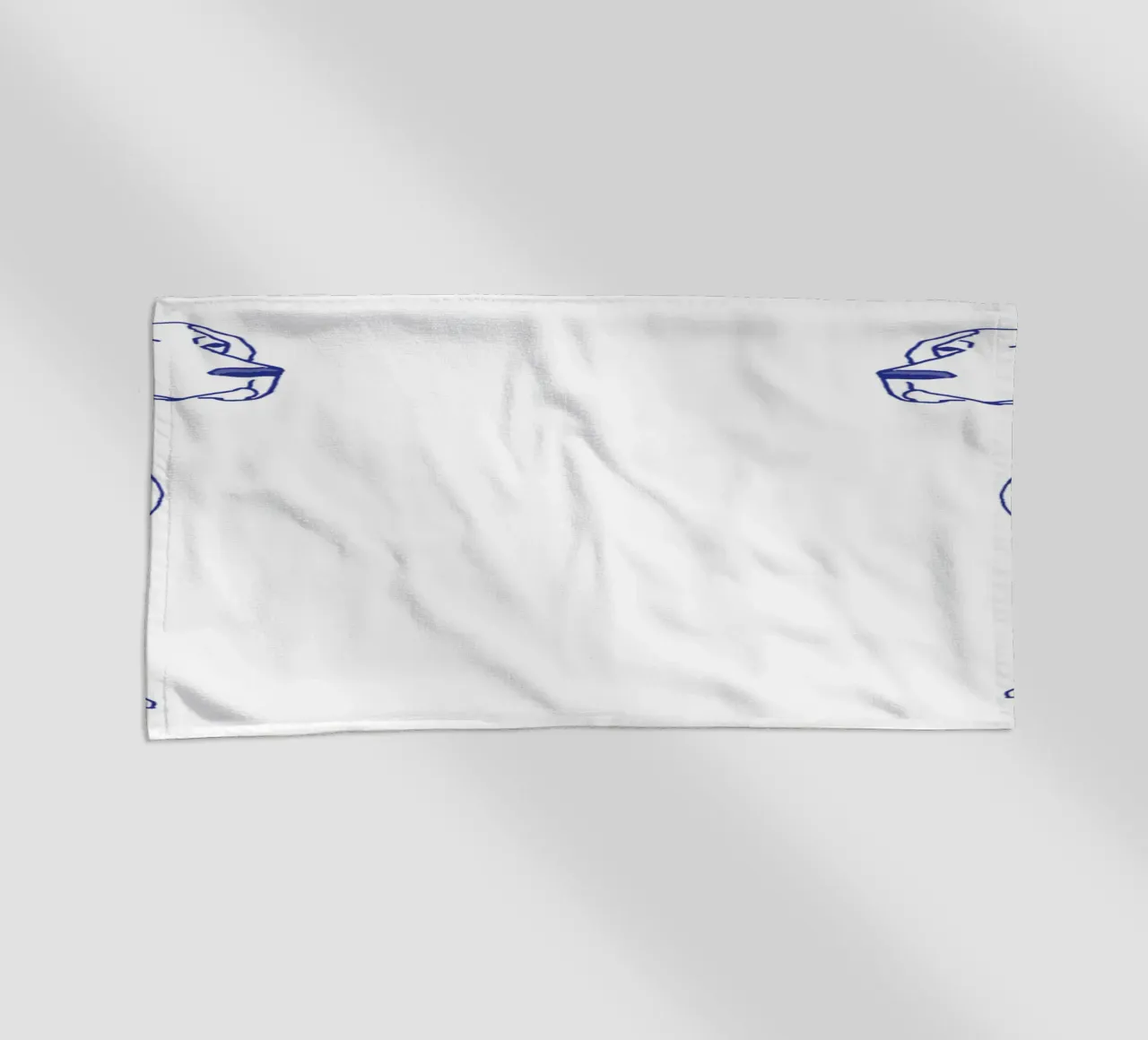 Dogue telo mare da Blue on White