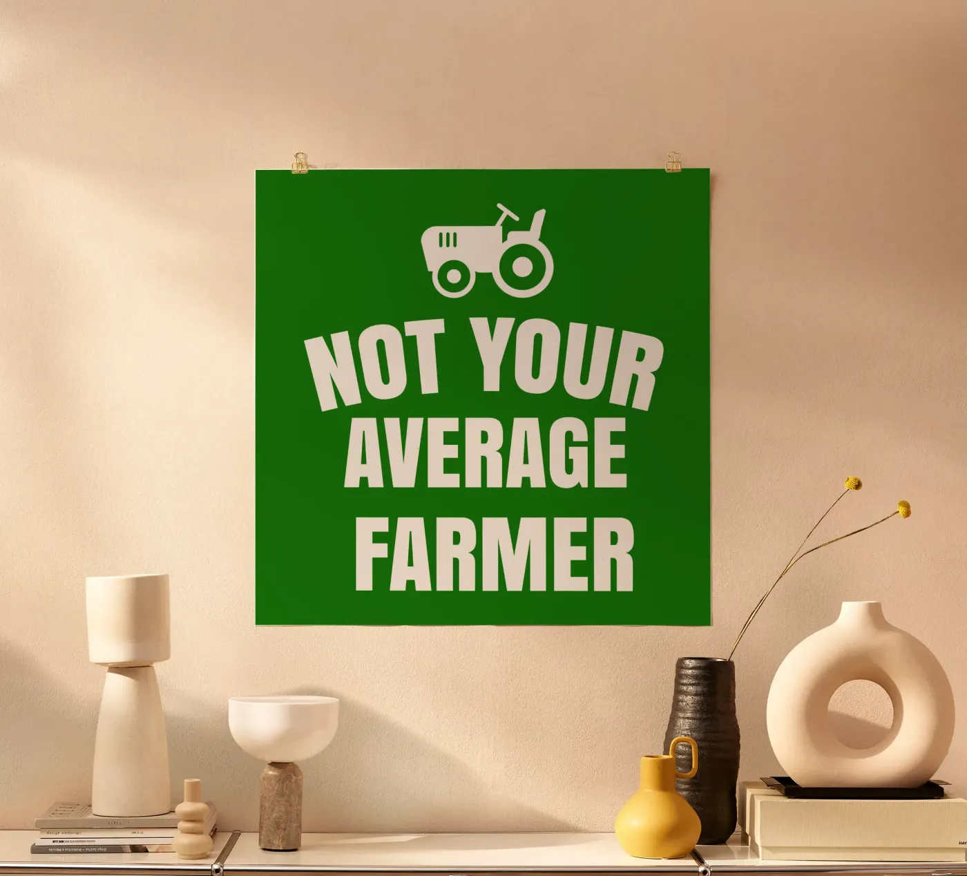 Not your average farmer poster da mygreenvalue