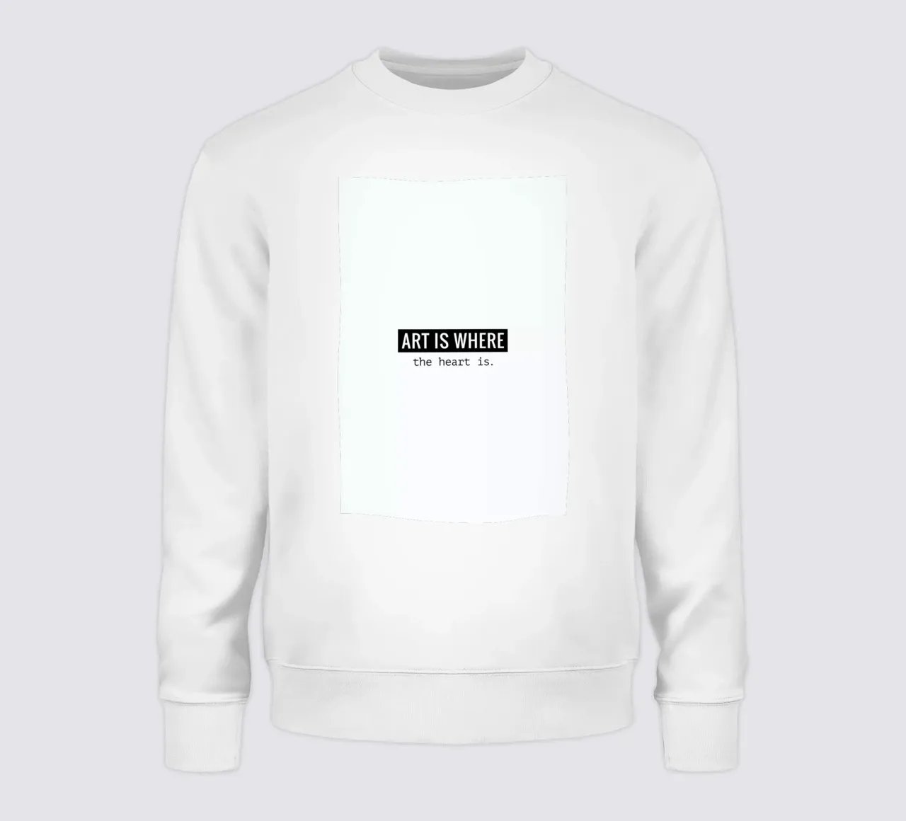 Art is where the heart is felpa da Andreas Wundersee