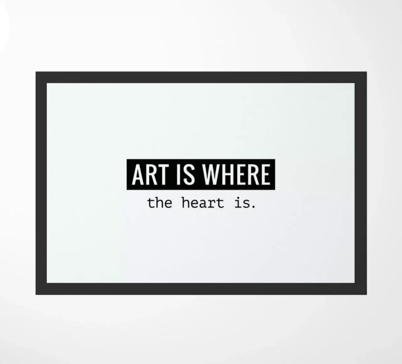 Art is where the heart is zerbino da Andreas Wundersee