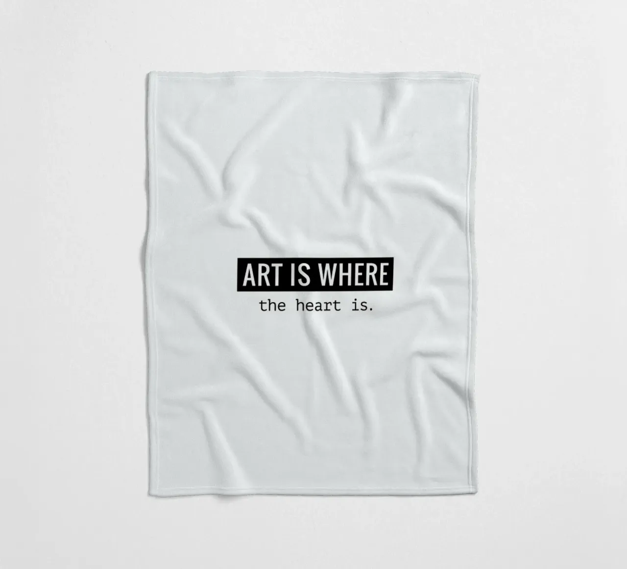 Art is where the heart is coperta in pile da Andreas Wundersee