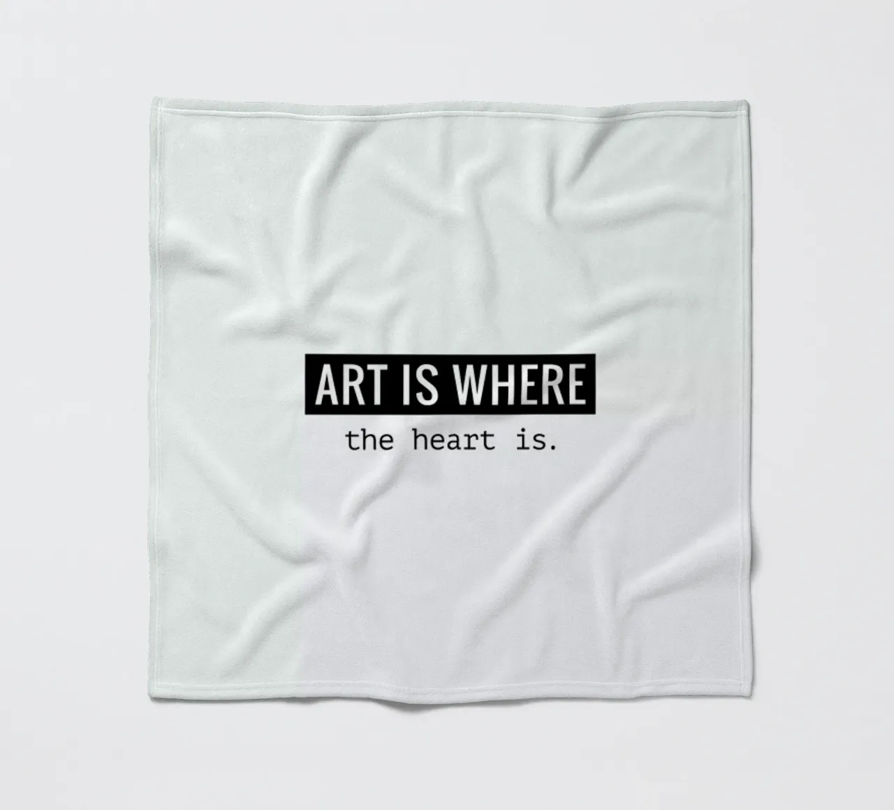 Art is where the heart is coperta in pile da Andreas Wundersee