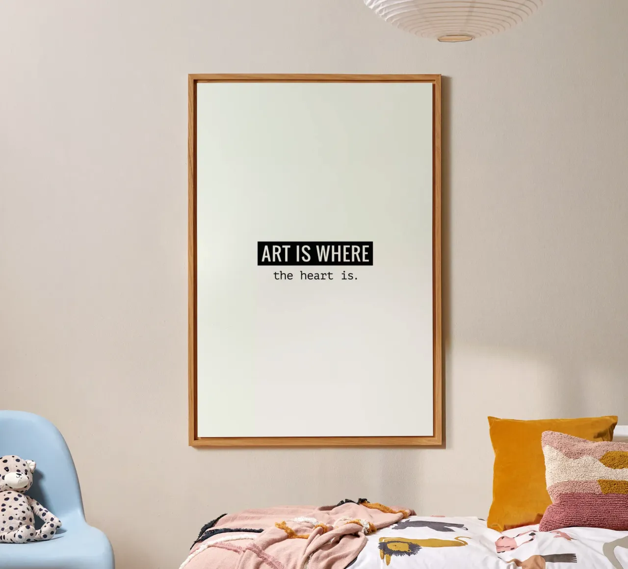 Art is where the heart is alluminio dibond da Andreas Wundersee