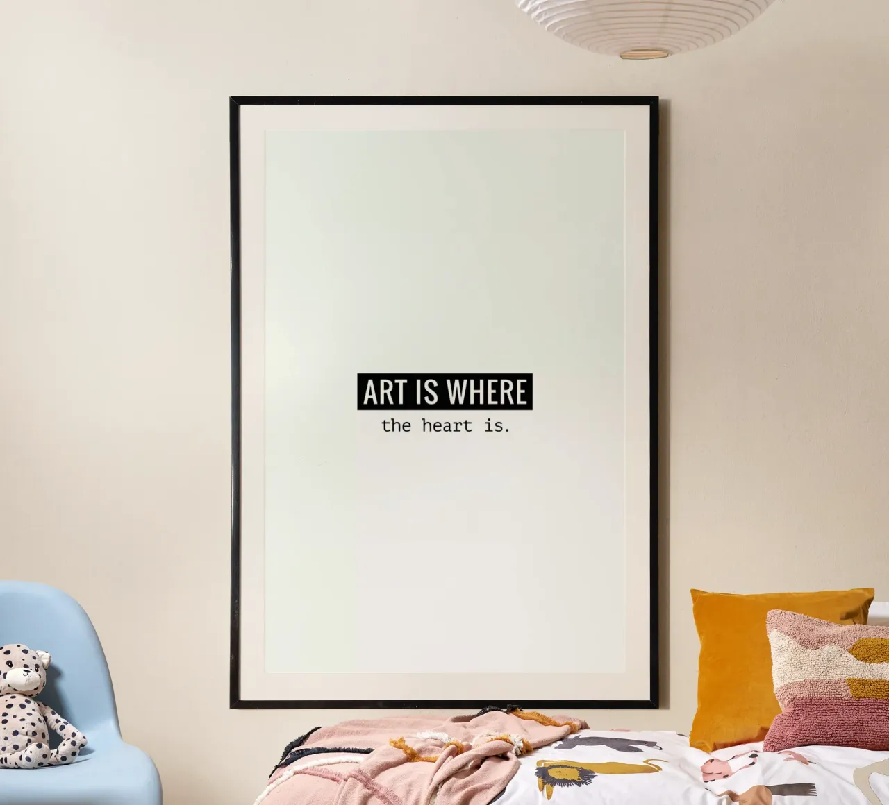 Art is where the heart is poster da Andreas Wundersee