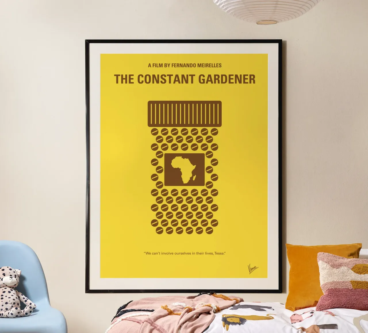 No345 My Constant Gardener minimal movie poster poster da Chungkong