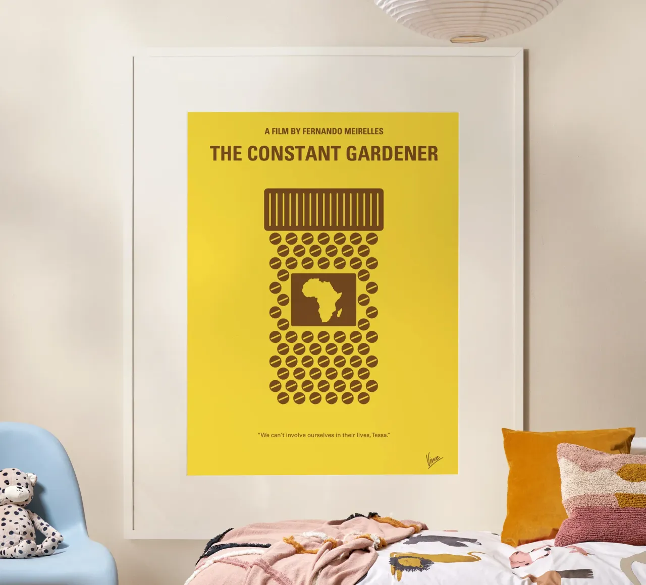 No345 My Constant Gardener minimal movie poster poster da Chungkong
