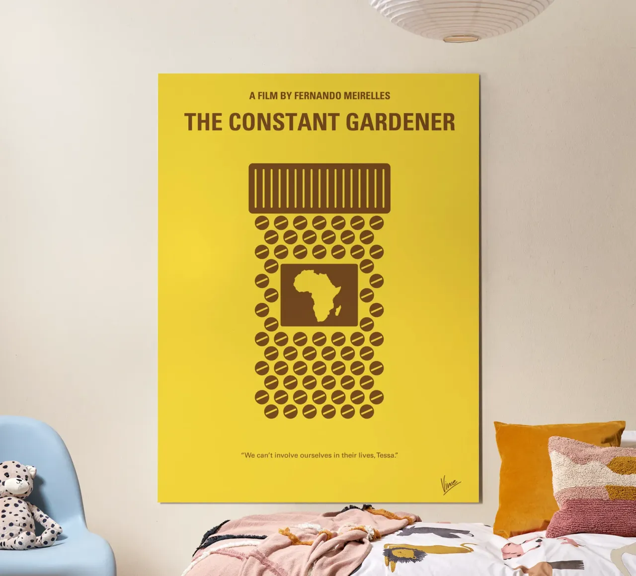 No345 My Constant Gardener minimal movie poster poster da Chungkong