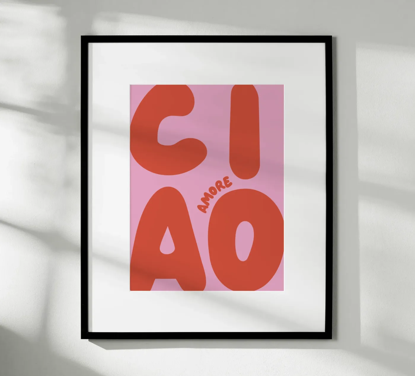 Ciao Amore poster da we line studio - art