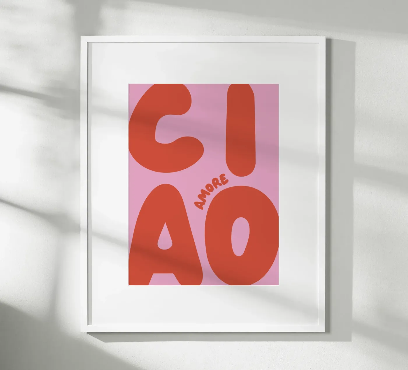 Ciao Amore poster da we line studio - art