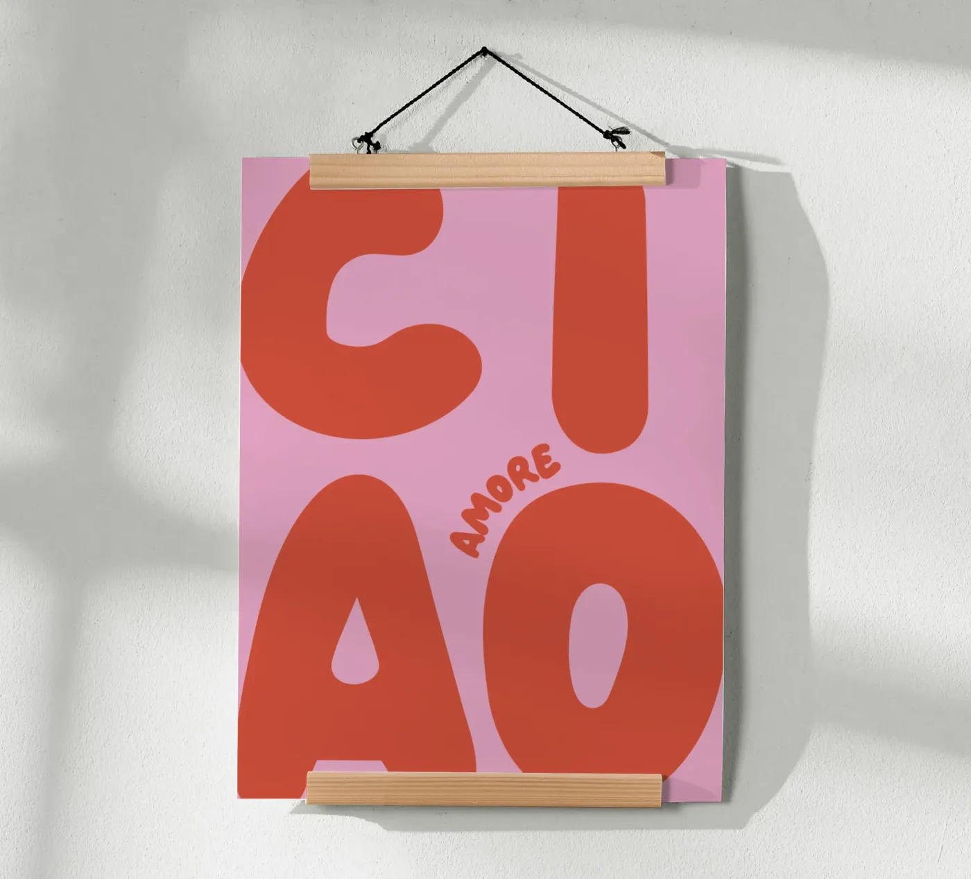 Ciao Amore poster da we line studio - art