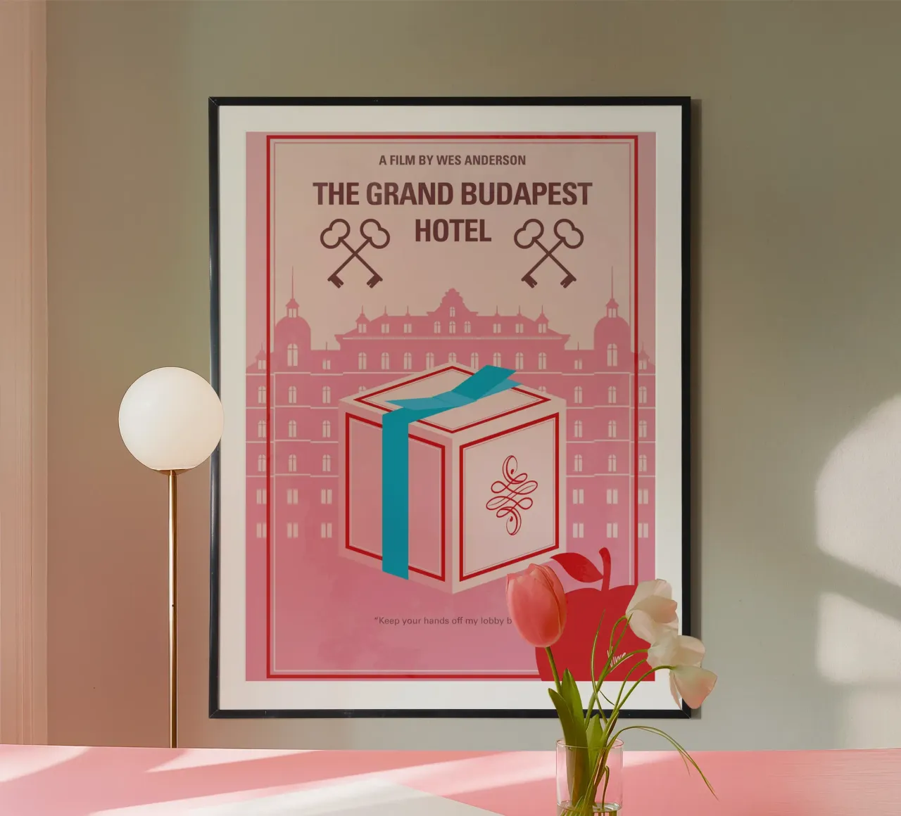 No347 My The Grand Budapest Hotel minimal movie poster poster by Chungkong
