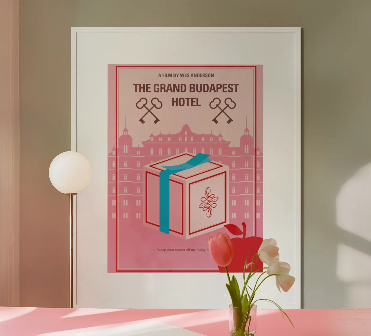No347 My The Grand Budapest Hotel minimal movie poster poster by Chungkong