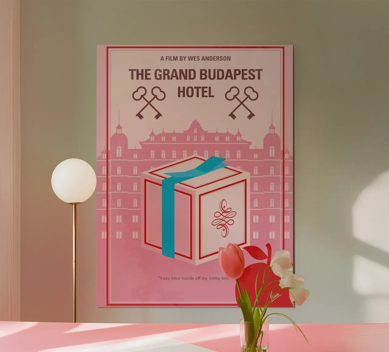 No347 My The Grand Budapest Hotel minimal movie poster poster by Chungkong