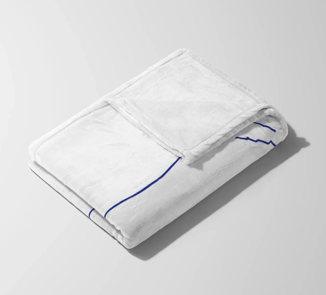 teckel fleecedeken van Blue on White