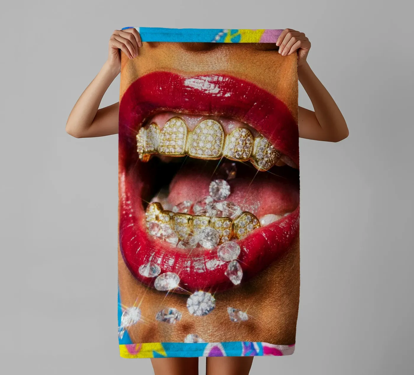Drip Talk towel by Jan Luzar
