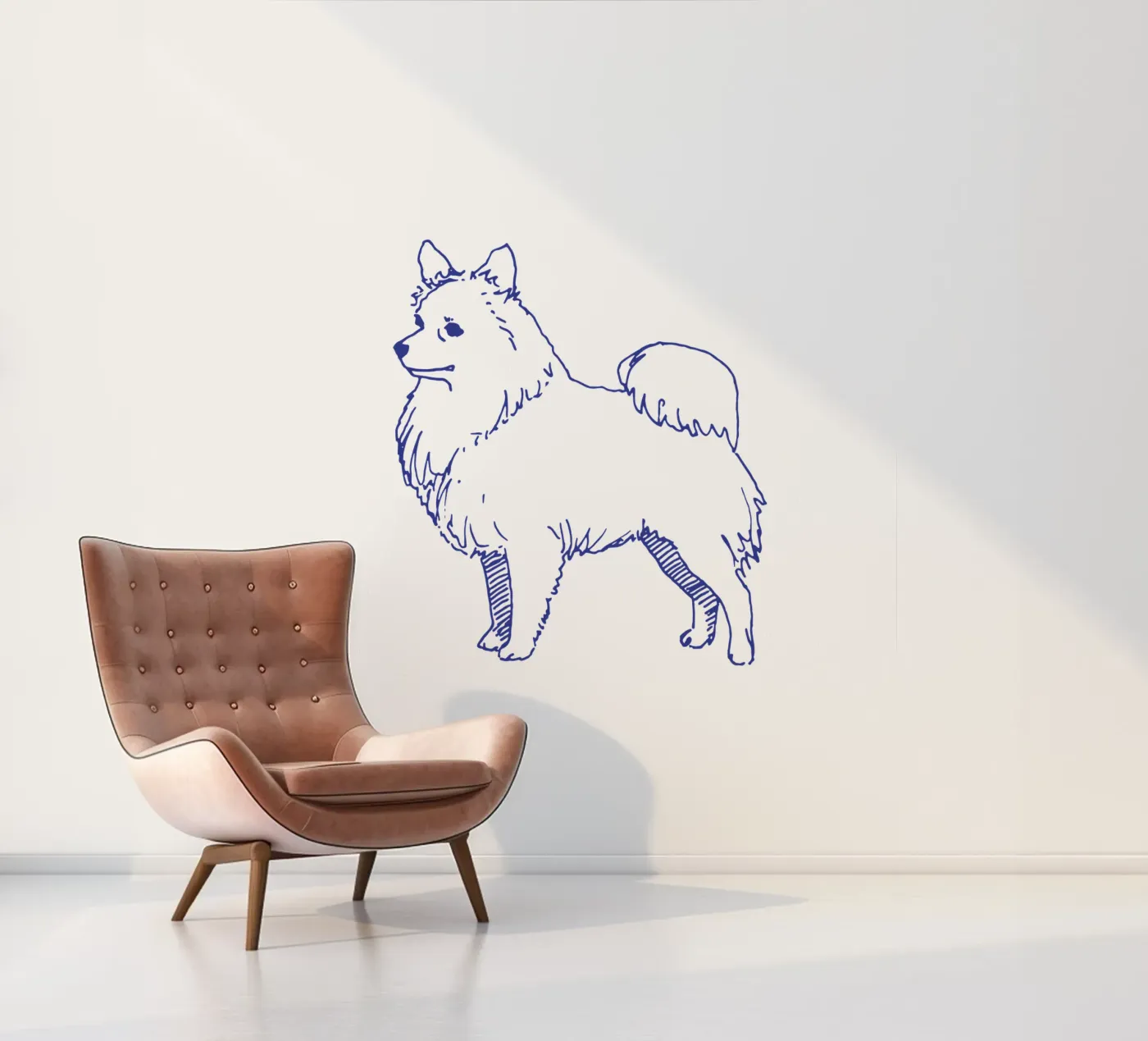 Spitz Fototapete von Blue on White