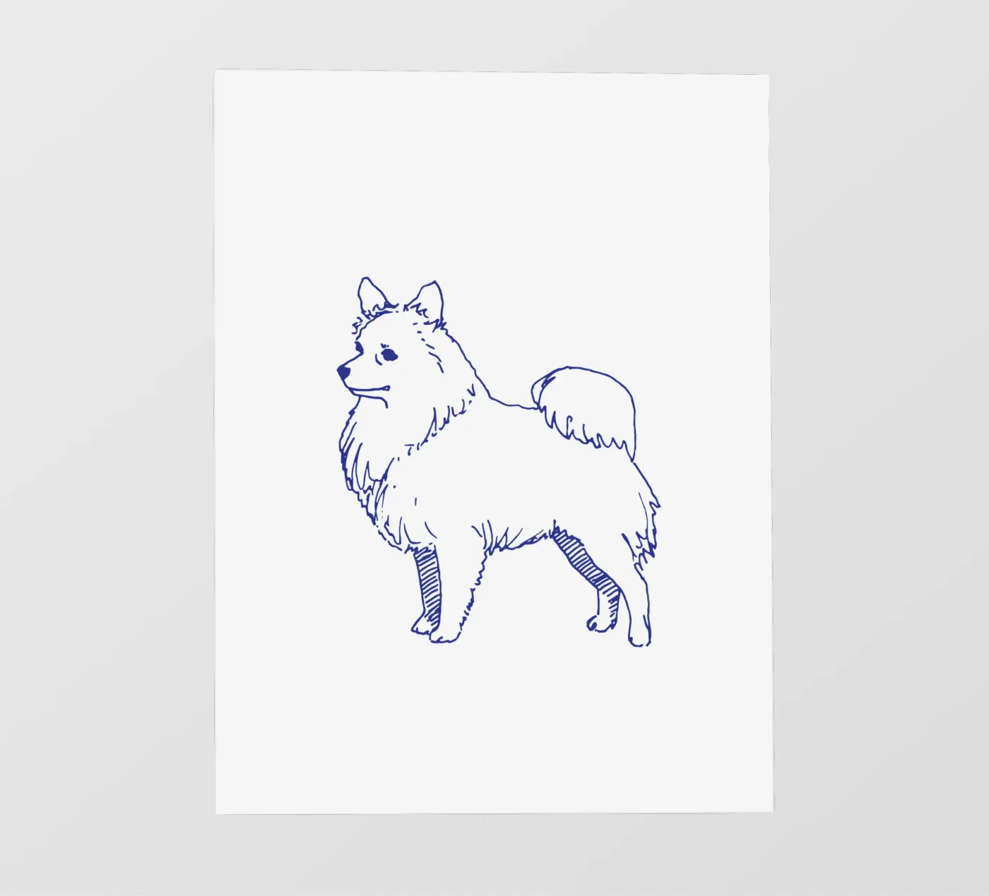 Spitz Fototapete von Blue on White