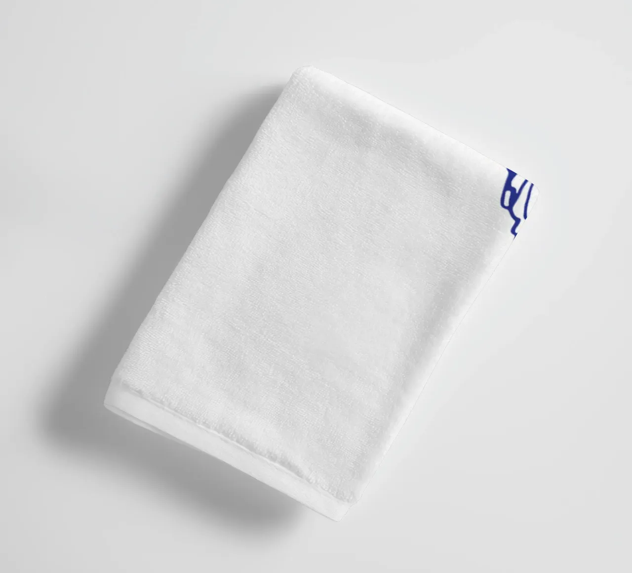 Spitz badhanddoek van Blue on White