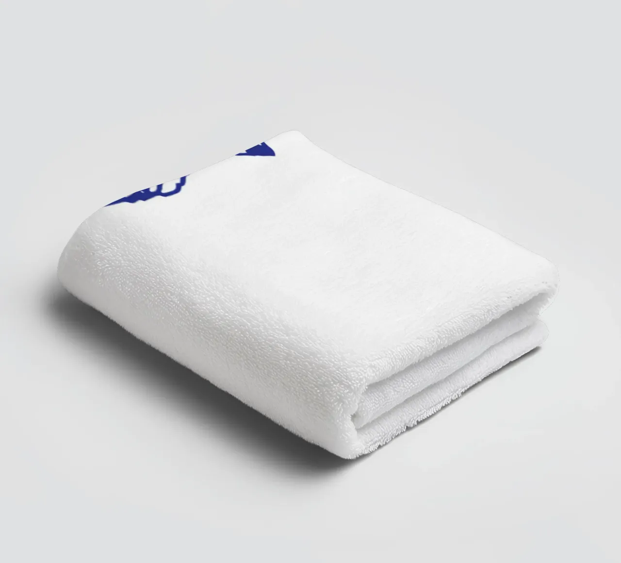 Spitz badhanddoek van Blue on White