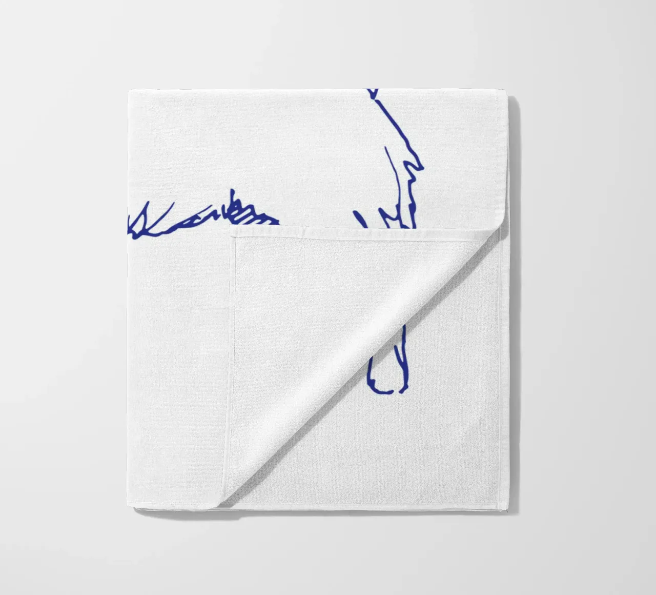 Spitz telo mare da Blue on White