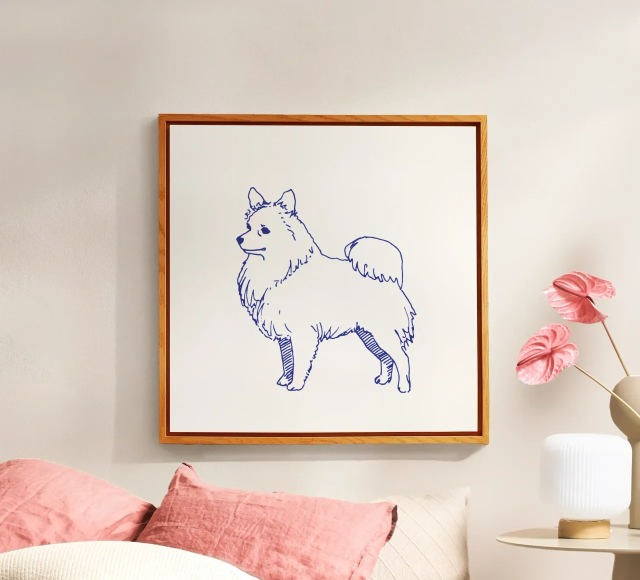 Spitz plexiglas de Blue on White