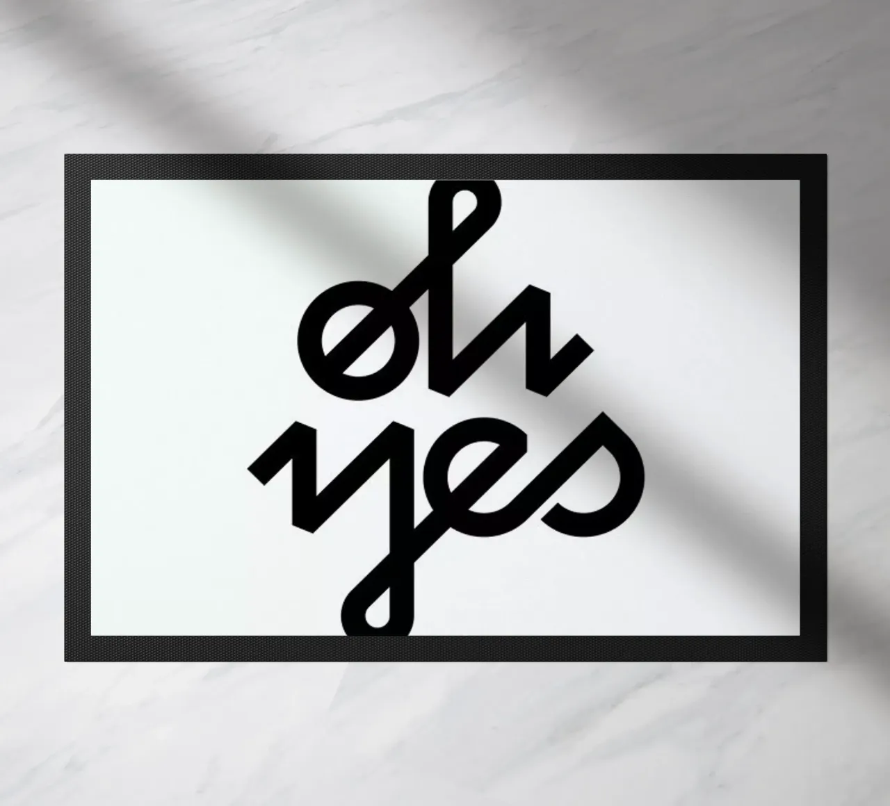 Oh Yes zerbino da BLAEK Design Studio