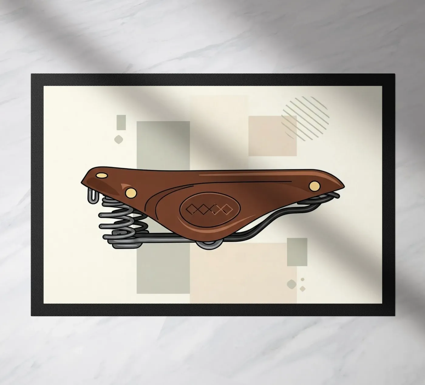 Bicycle Saddle deurmat van ArtPlane