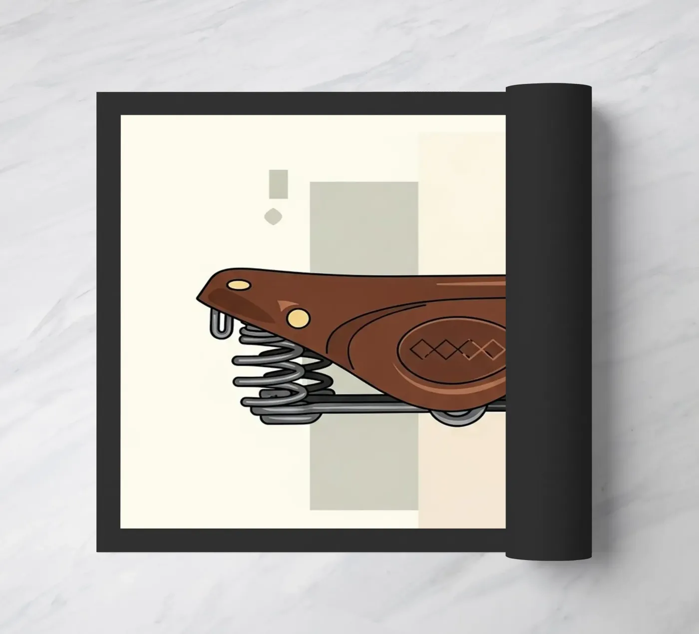 Bicycle Saddle deurmat van ArtPlane