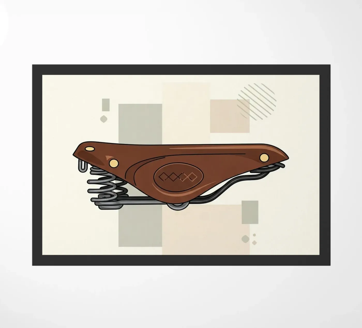 Bicycle Saddle deurmat van ArtPlane