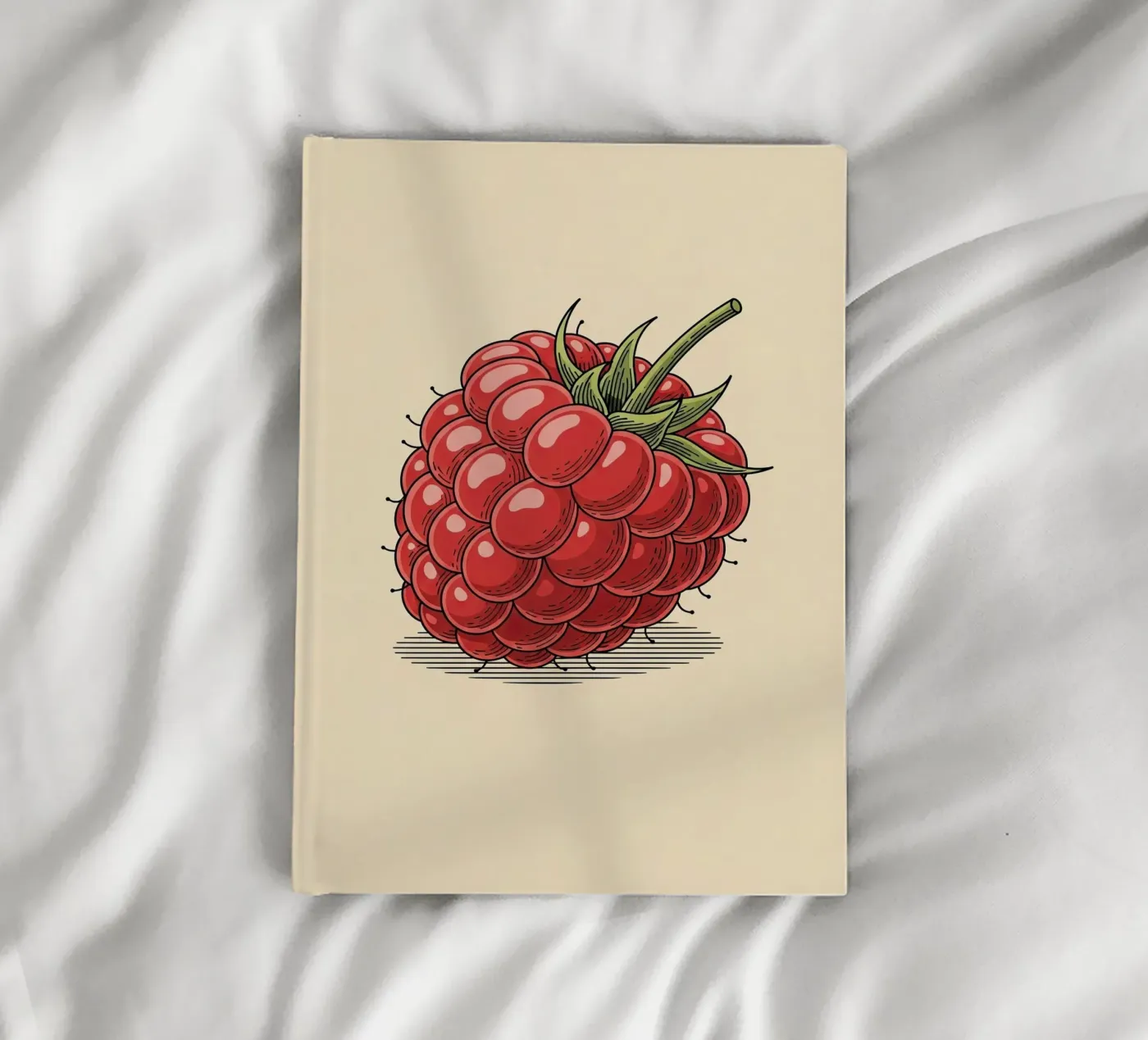 Raspberry Delicate Notizbuch von ArtPlane