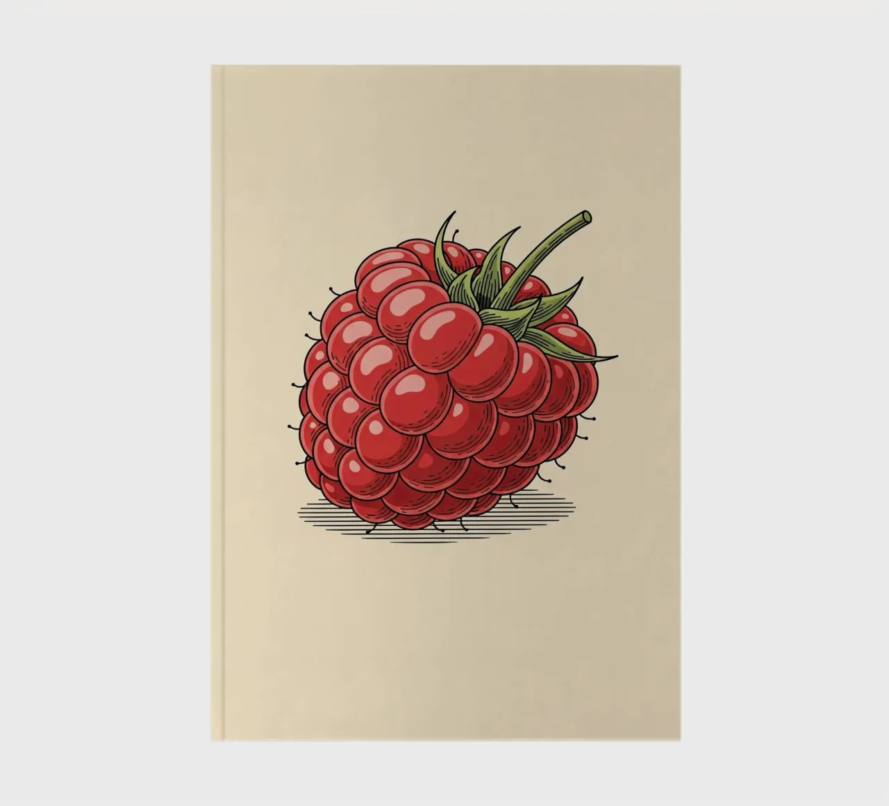 Raspberry Delicate notebook by ArtPlane