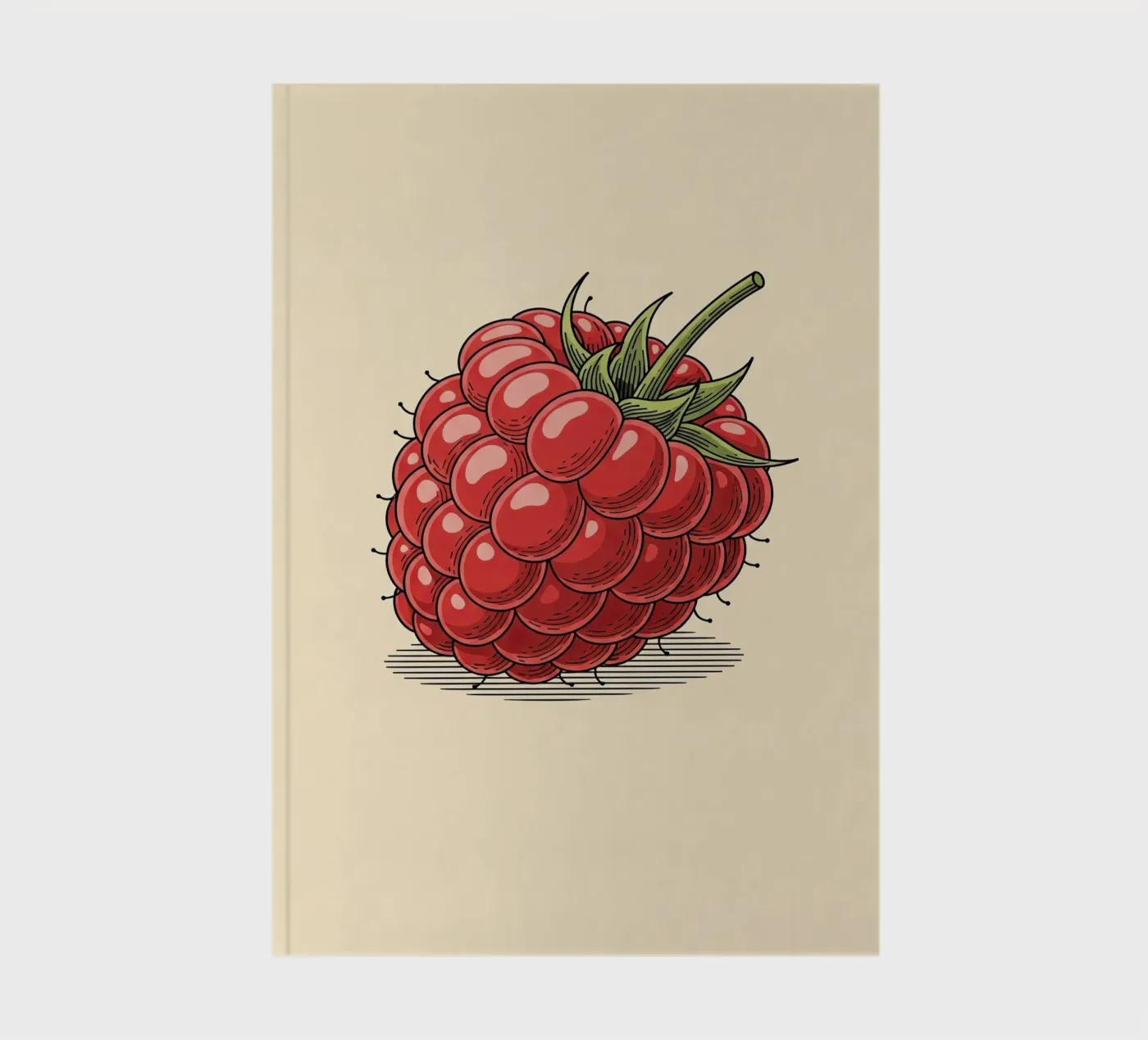 Raspberry Delicate Notizbuch von ArtPlane