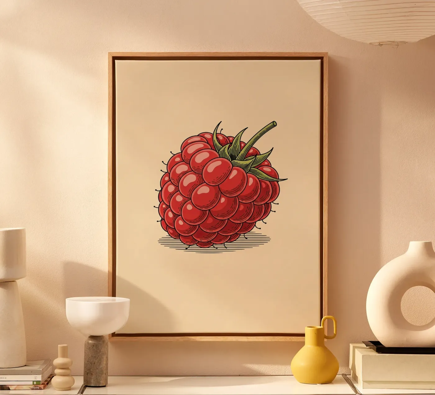 Framboise délicate toile de ArtPlane