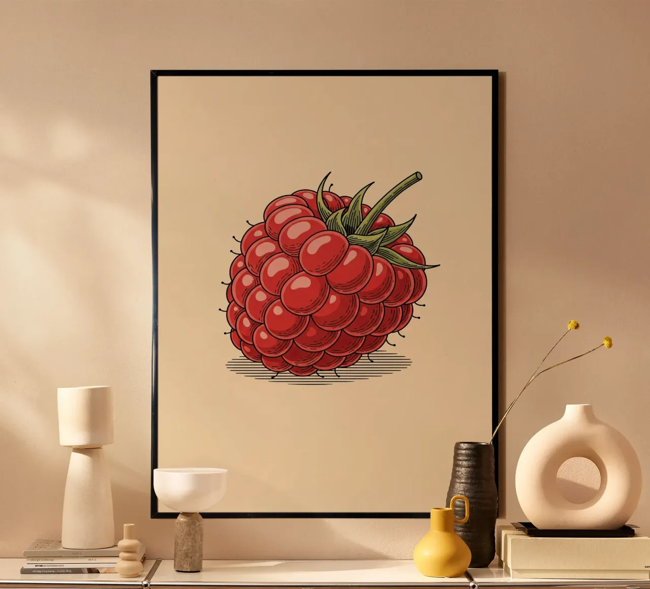 Raspberry Delicate poster de ArtPlane