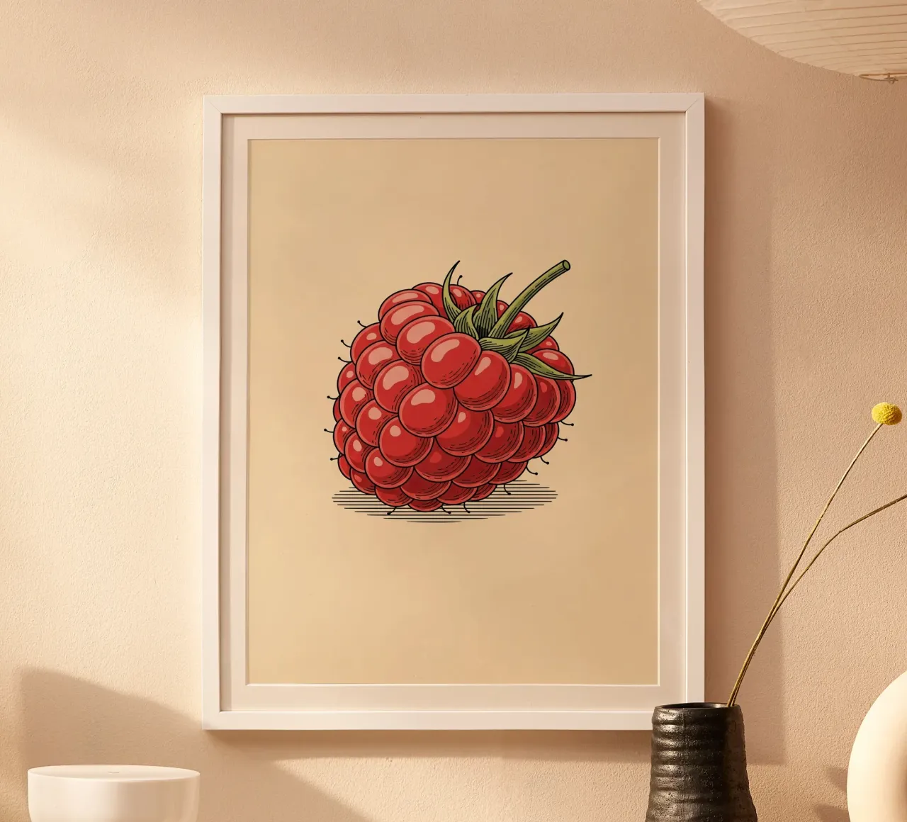 Raspberry Delicate poster de ArtPlane