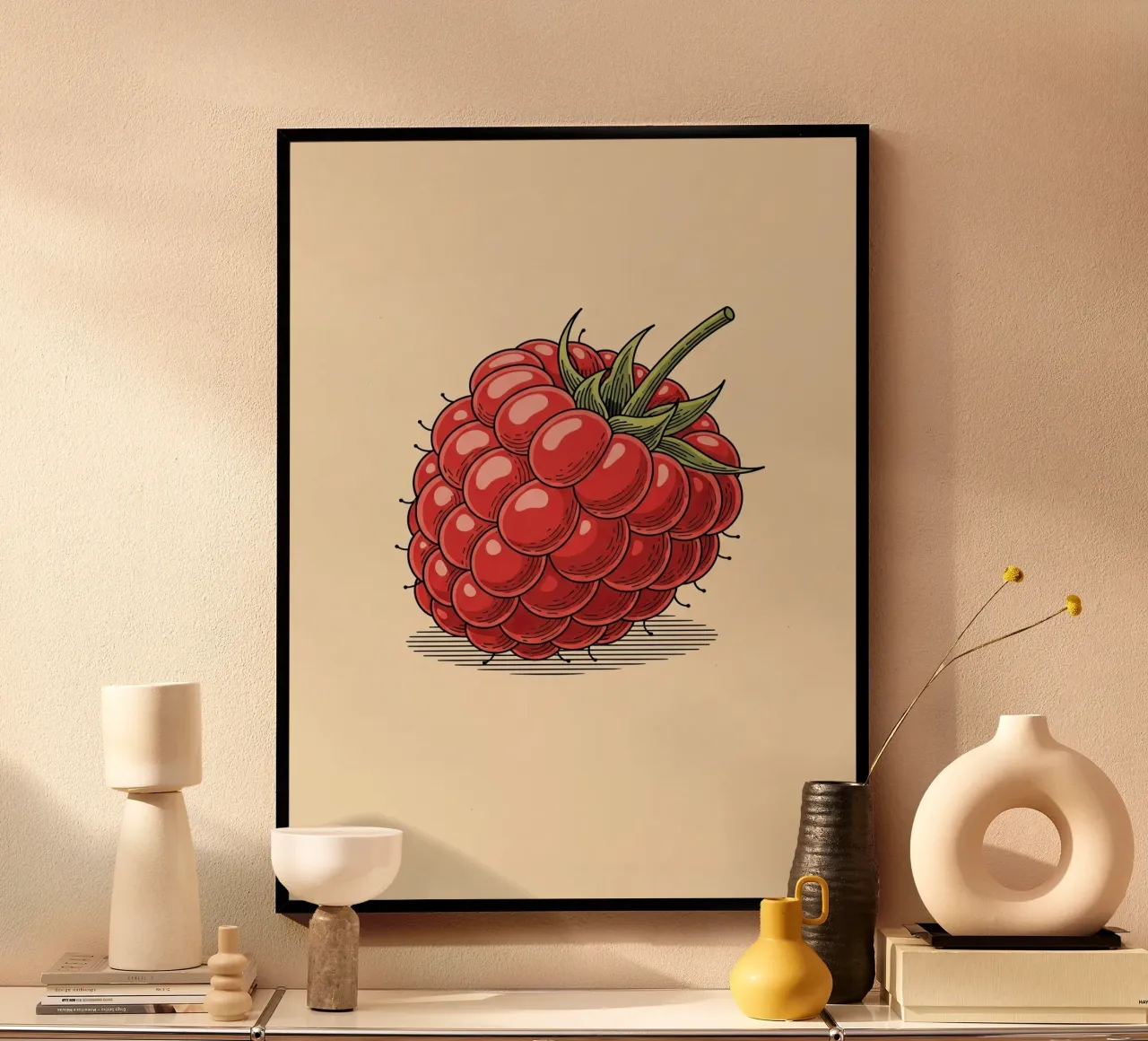 Raspberry Delicate poster de ArtPlane