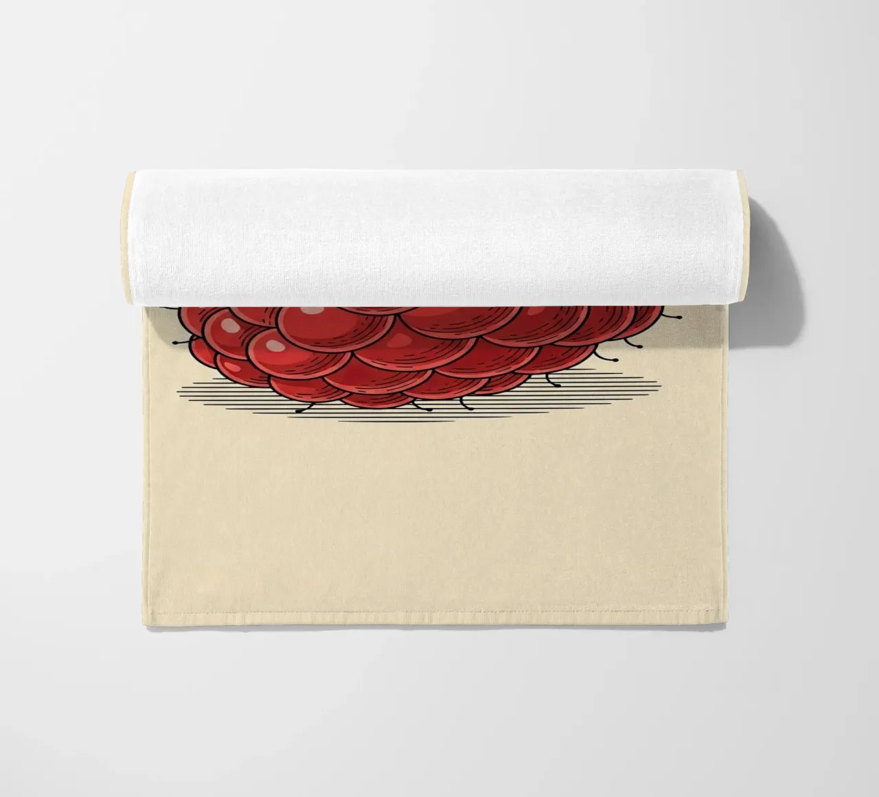 Lampone Delicato telo mare da ArtPlane