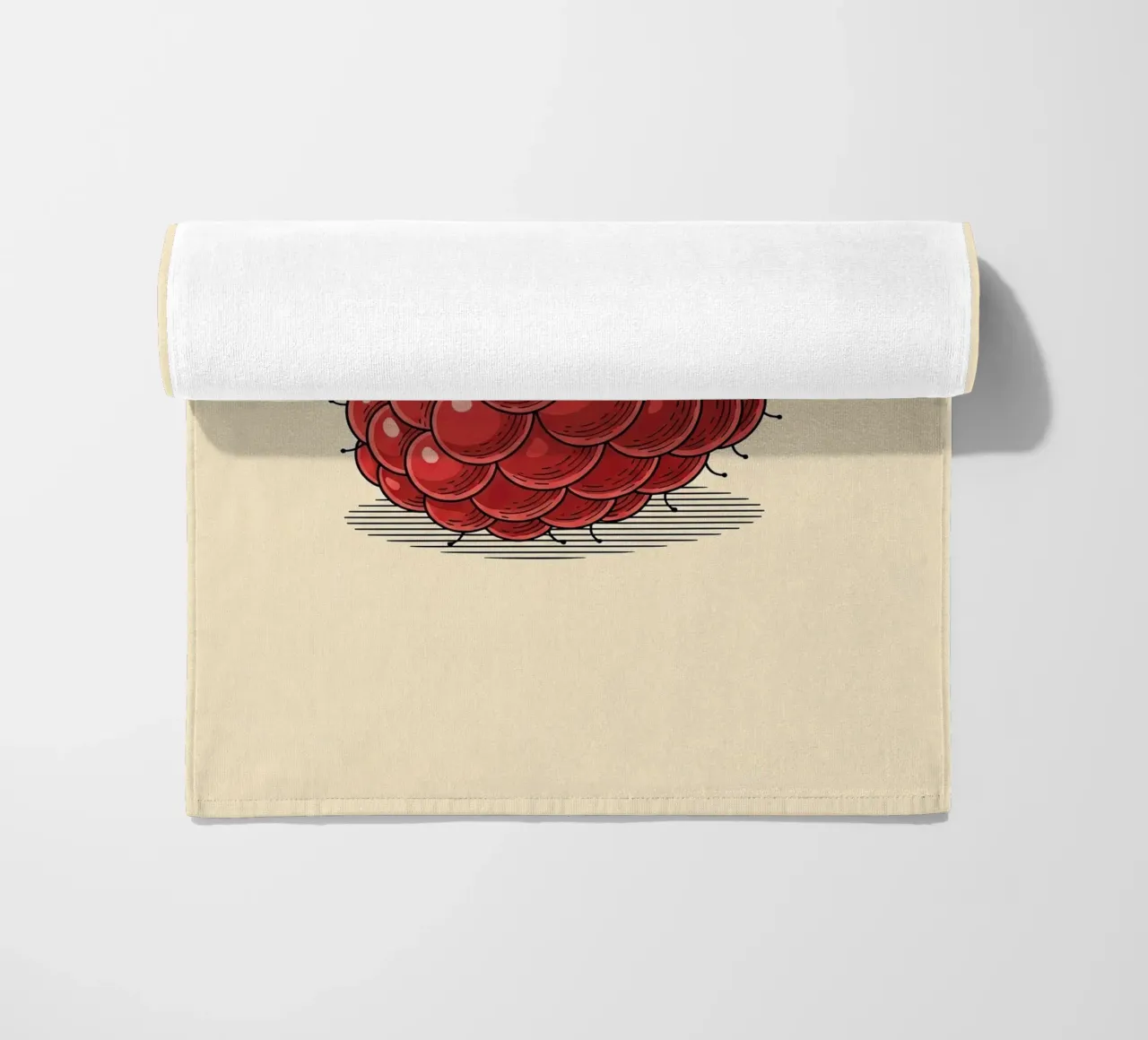 Lampone Delicato telo mare da ArtPlane